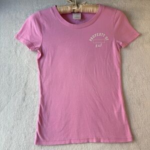 Y2K Abercrombie & Fitch Kids Light Pink Tee